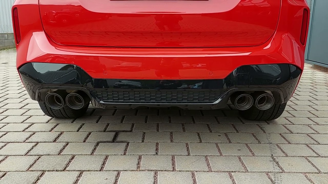 BMW F97 X3 M and F98 X4 M exhaust sound comparison
