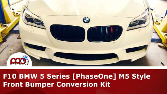 Customer project: F10 BMW M5 Style Front Bumper Conversion (Keeping Original Fenders) - Kies Motorsports