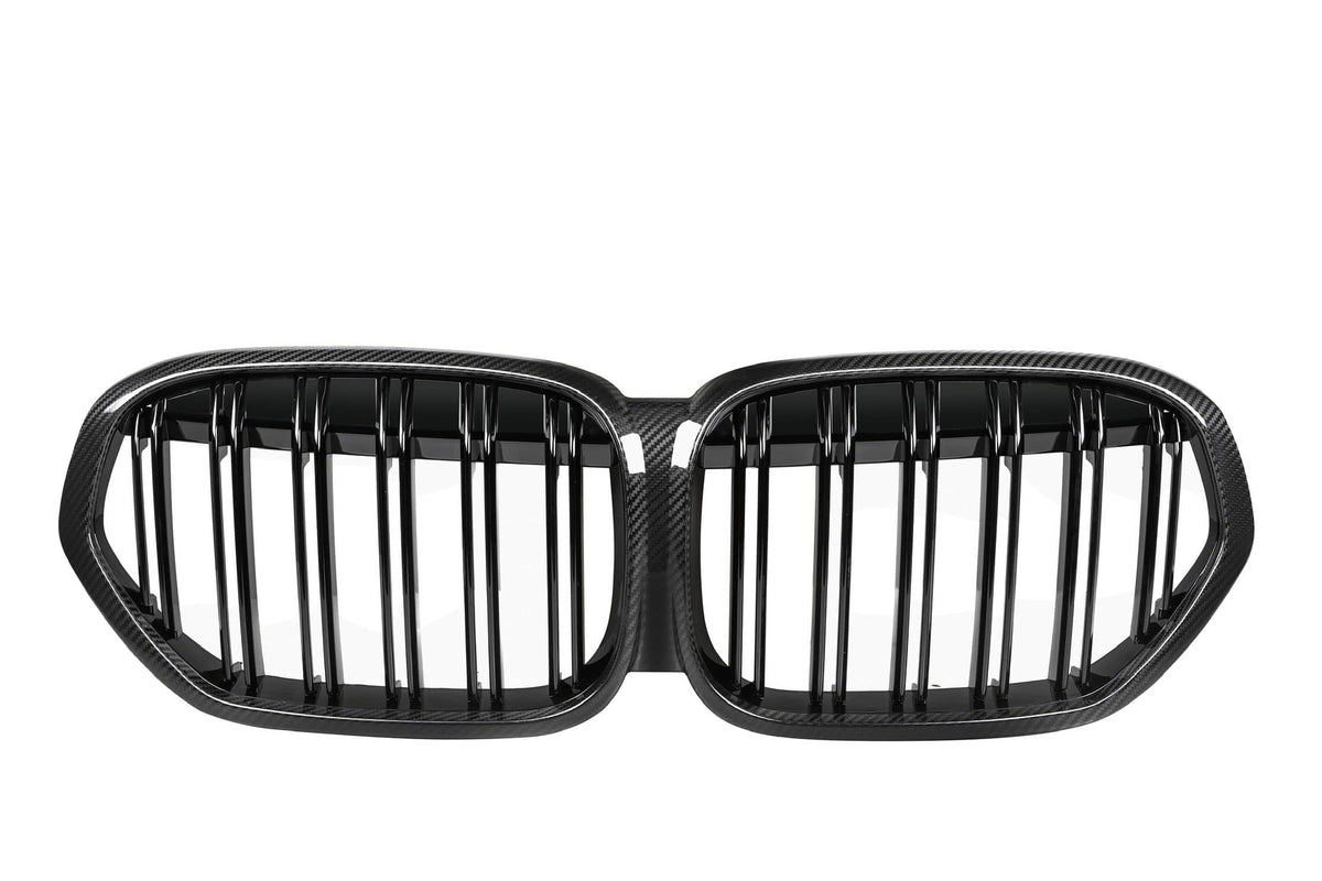 Kies-Motorsports NWCarbon Haus X1 F48/F49 LCI Double Slat Dry Carbon Fiber Grill