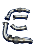 IRL F95 F96 X5M X6M MaxFlow Race Downpipes