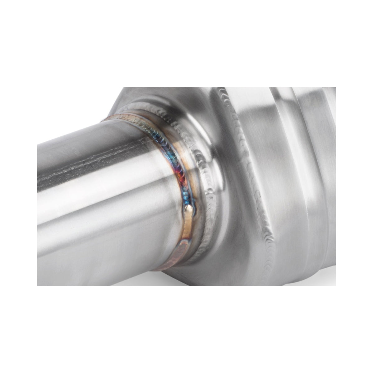 APR Catback Exhaust System Front Muffler - GTI (MK6) — CBK0044