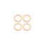 Kies-Motorsports Wilwood Wilwood Tandem M/C Copper Washer Kit .450 ID x .675 OD (Pack of 4)
