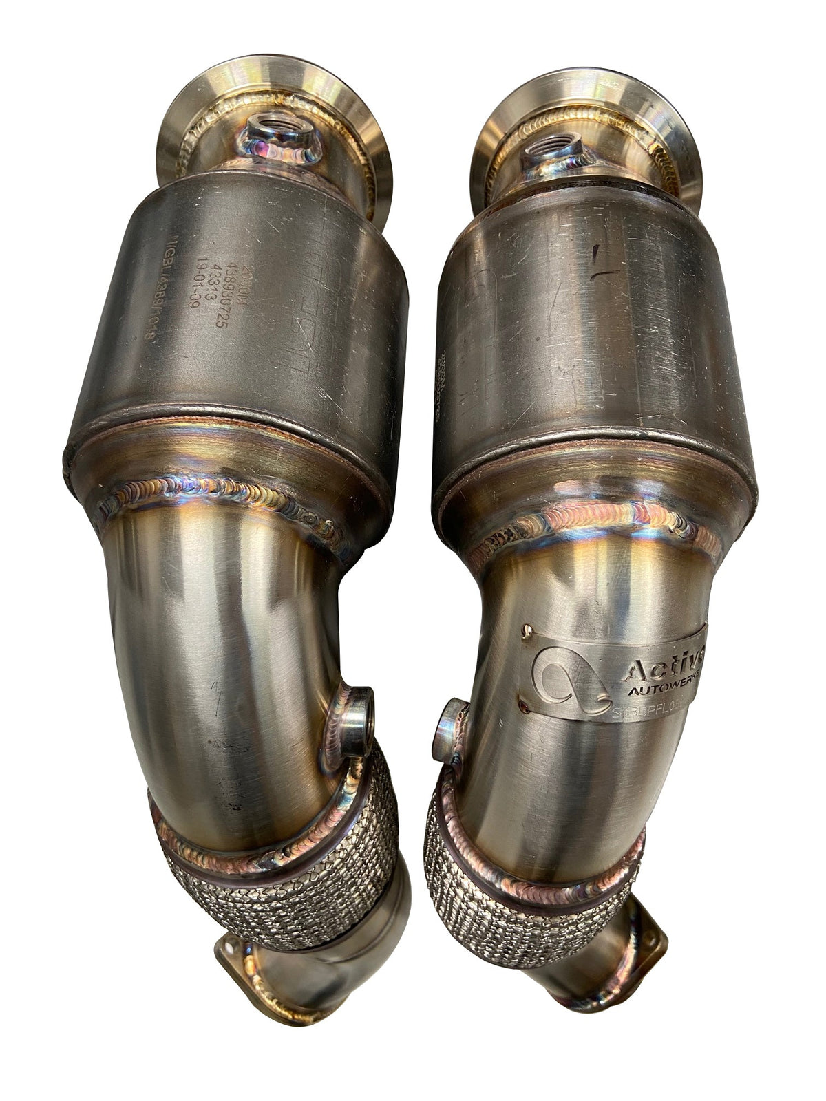 Active Autowerke S63 N63 Aflow Catted Downpipes | V8 BMW X5 M and X6 M X5 X6 550i 650i