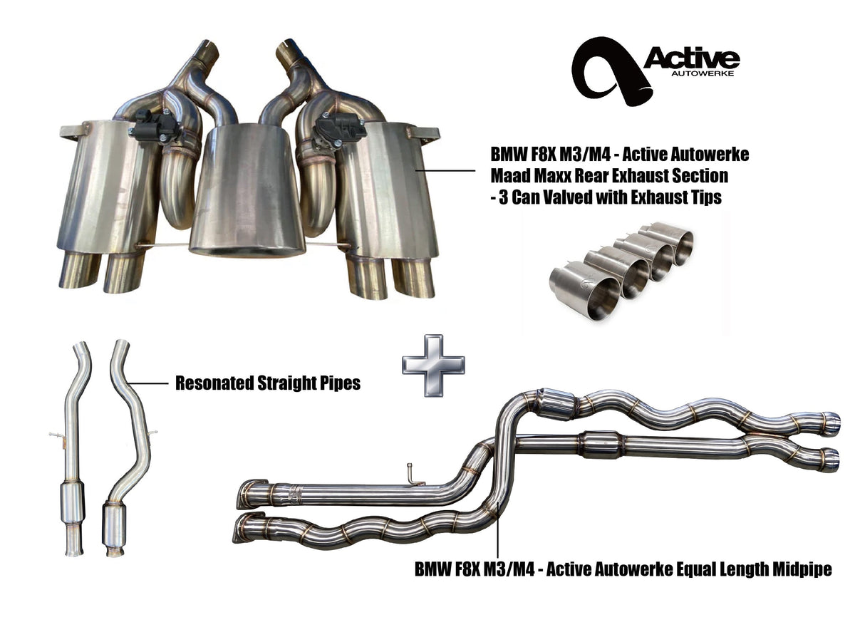 F80/F82 Exhaust Bundle Equal Length Resonated Main image