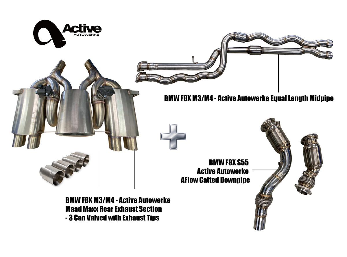 F80/F82 Exhaust Bundle AFlow Equal Length Main image