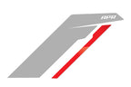APR Sideburns - Silver APR / Red Stripe — PM100333