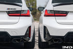 Kies-Motorsports IND Distribution Acexxon G20 3-Series LCI M-Sport Rear Reflector Insert Set - Honeycomb