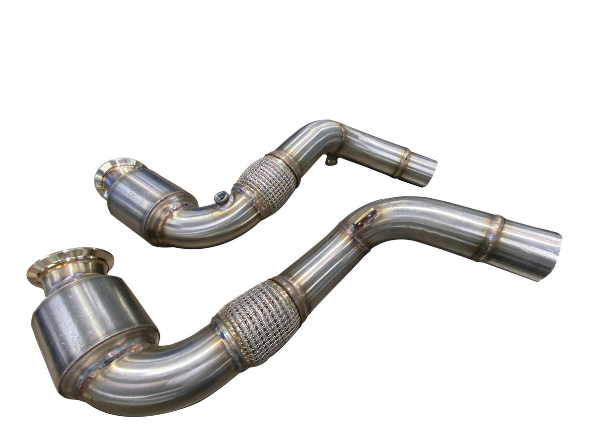 Active Autowerke S63 N63 Aflow Catted Downpipes | V8 BMW X5 M and X6 M X5 X6 550i 650i Main image
