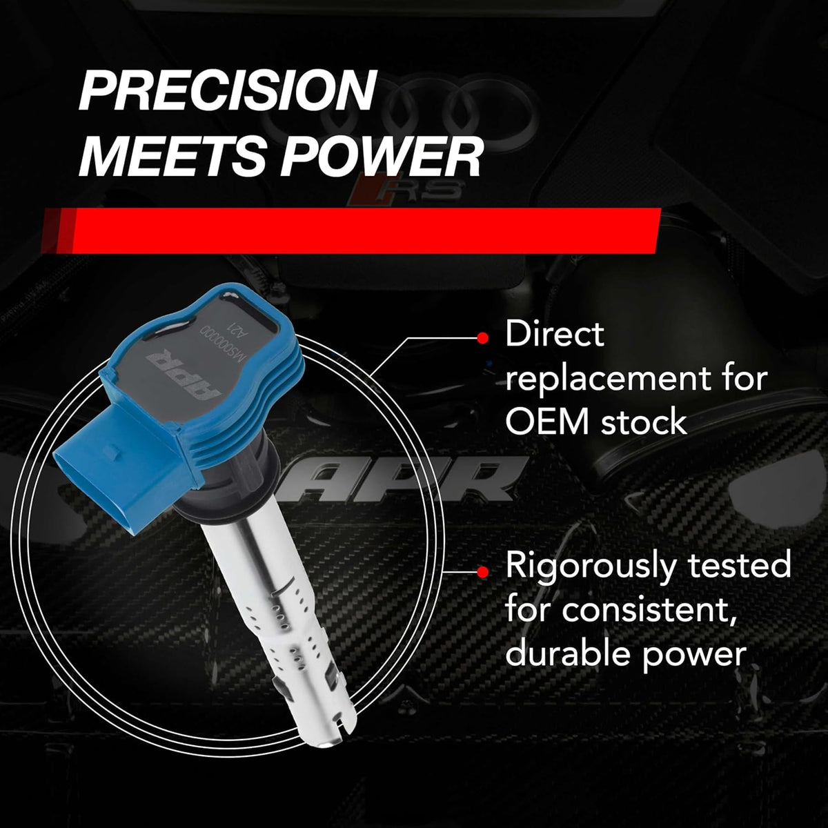 APR Ignition Coil & Spark Plug Kit (2.0T EA113, EA888.1, EA888.2 4-cyl. engines) — KT100041