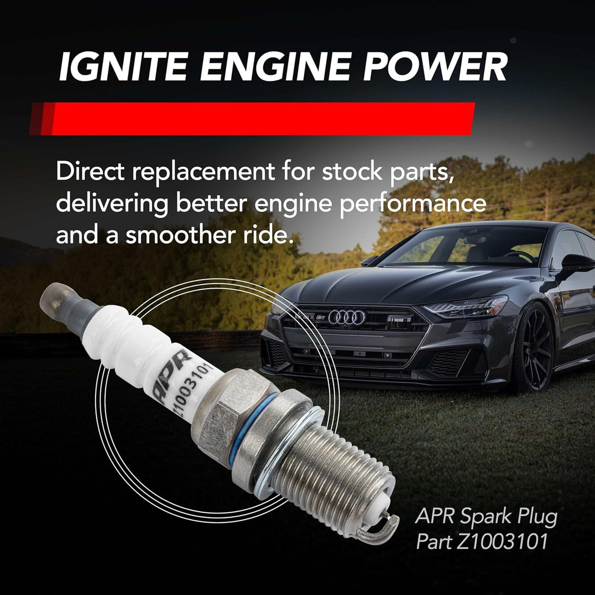 APR Ignition Coil & Spark Plug Kit (3.0T EA837 6-cylinder engines) — KT100045