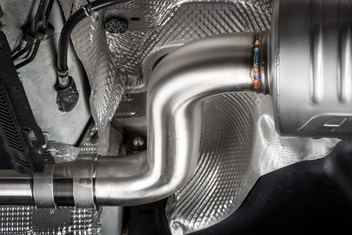 APR Catback Exhaust System (w/ Front Muffler) - GTI TRC (MK7.5) — CBK0039
