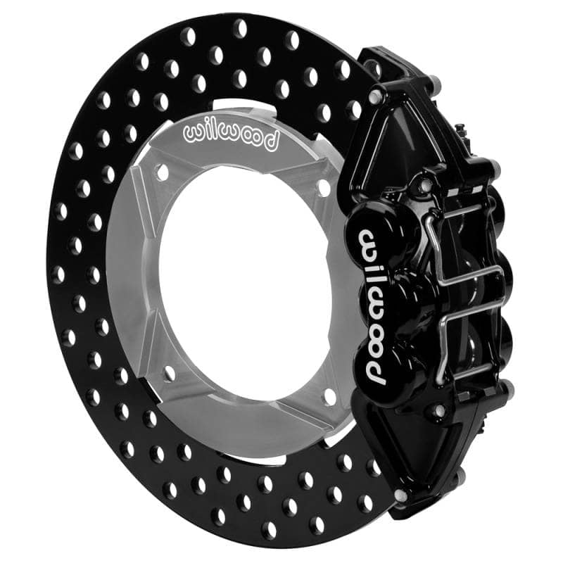 Kies-Motorsports Wilwood Wilwood 2020+ Polaris RZR Pro UTV6 Rear Kit 11.25in - Black Calipers/Drilled Rotors