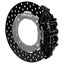Kies-Motorsports Wilwood Wilwood 2020+ Polaris RZR Pro UTV6 Rear Kit 11.25in - Black Calipers/Drilled Rotors