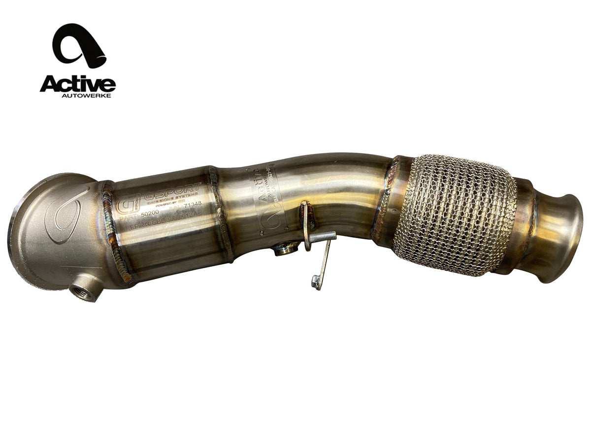 Active Autowerke BMW B46/B48 F3X 230i 330i 430i and G2X 330e Active AFlow Catted Downpipe Main image