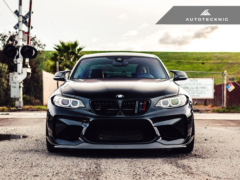 AutoTecknic M-Inspired Carbon Fiber Mirror Covers - BMW F20/F21 1-Series (2012-2019) / F22/F23 2-Series (2014-2021) / F30/F31/F34 3-Series (2012-2019) / F32/F33/F36 4-Series (2014-2020) / F87 M2 (2016-2018) / E84 X1 (2013-2015)
