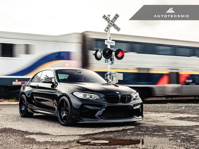 AutoTecknic M-Inspired Carbon Fiber Mirror Covers - BMW F20/F21 1-Series (2012-2019) / F22/F23 2-Series (2014-2021) / F30/F31/F34 3-Series (2012-2019) / F32/F33/F36 4-Series (2014-2020) / F87 M2 (2016-2018) / E84 X1 (2013-2015)