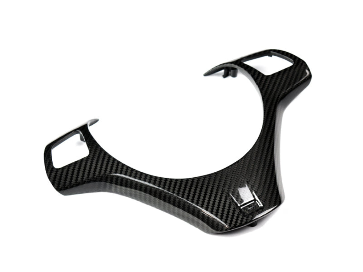 AutoTecknic Carbon Fiber Steering Wheel Trim - BMW E9X M3 | E82 1M Coupe