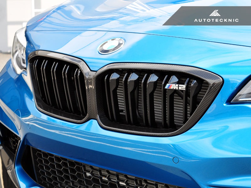 AutoTecknic Replacement Dry Carbon Grille Surround - BMW F87 M2 Competition Secondary image