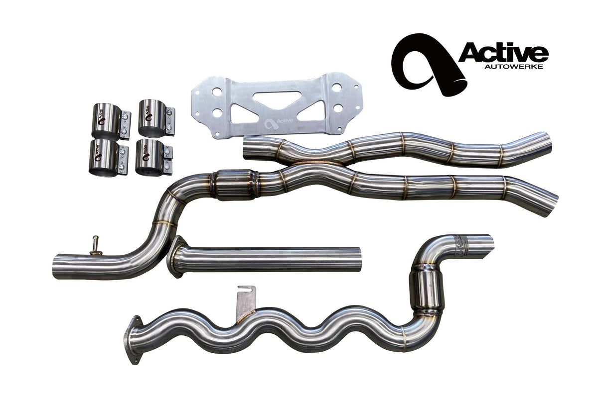 Active Autowerke G80/G82 M3/M4 Gen 2 Signature Equal Length mid-pipe (US Patent 11248511, UK and EU patent 3882441) Main image