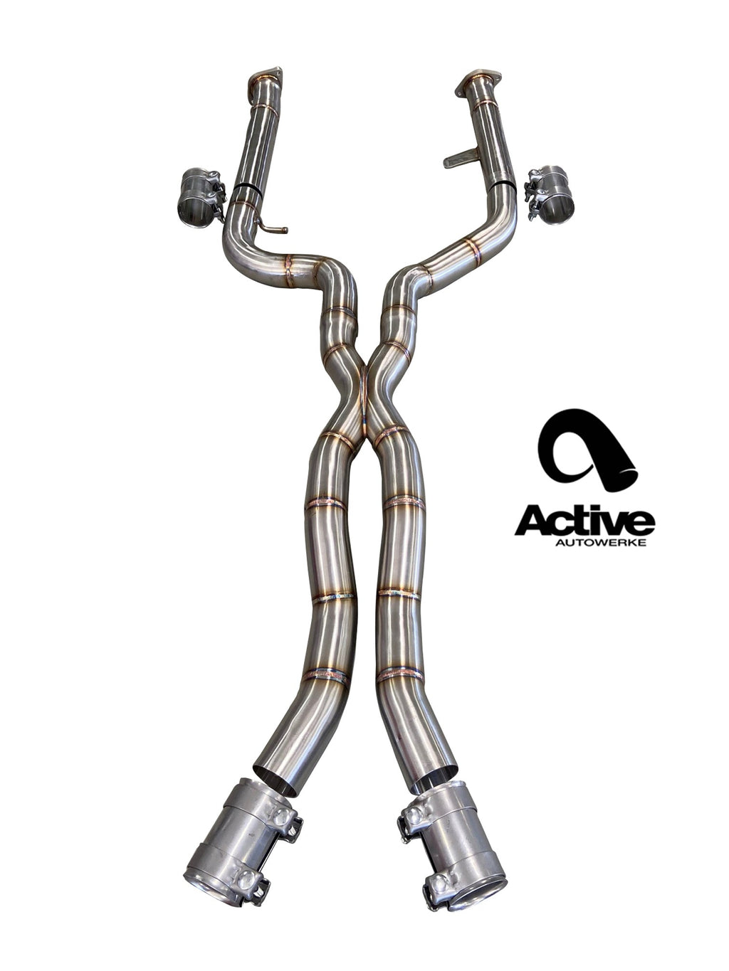 Active Autowerke G80/G82 M3/M4 Signature mid-pipe with X-Pipe