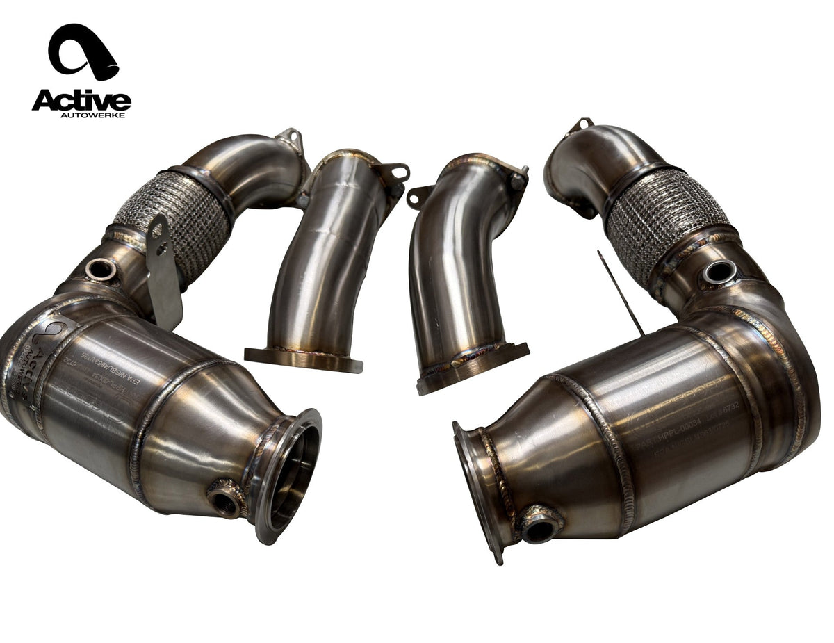 Active Autowerke G90 M5 AFlow Catted Downpipes