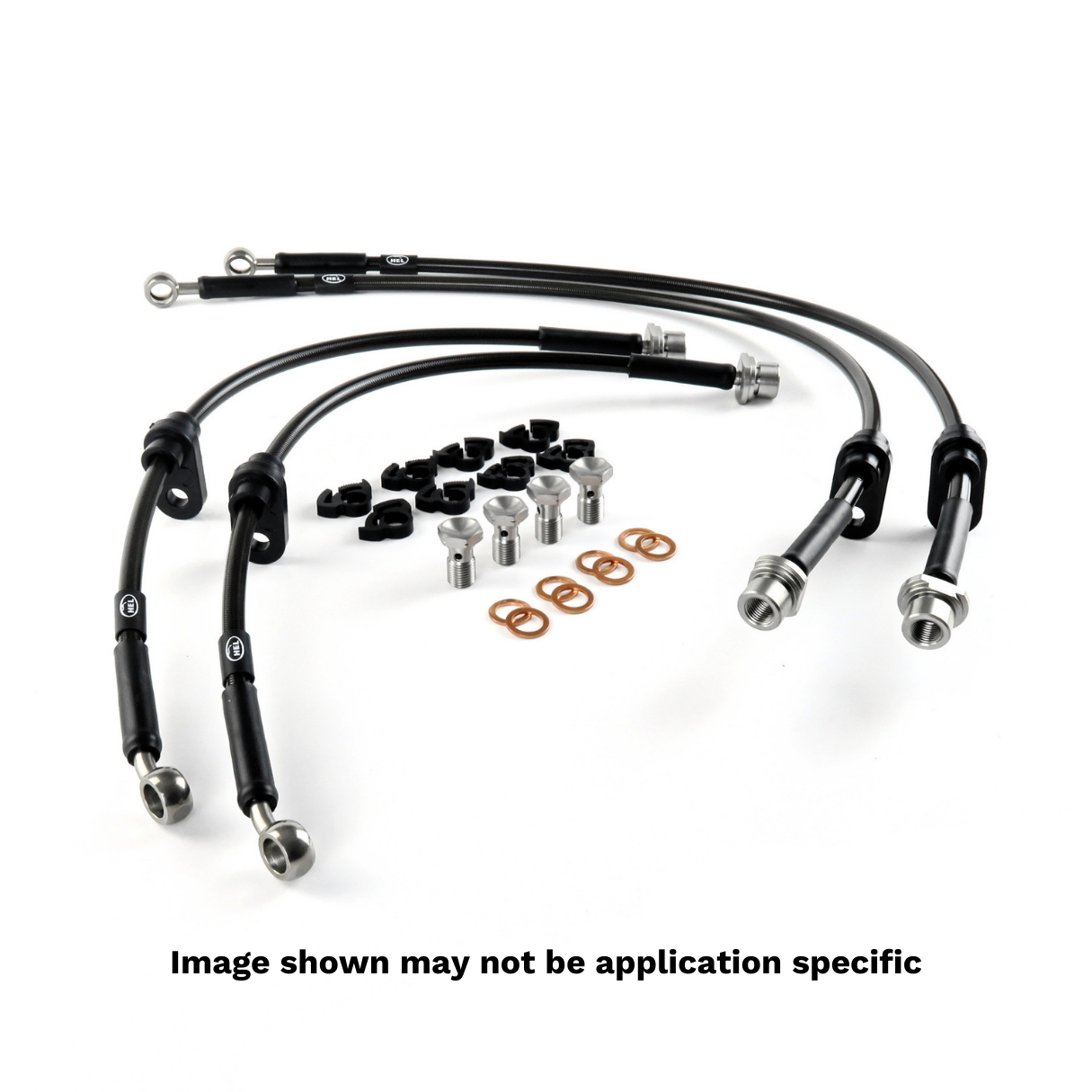HEL Performance Brake Lines for BMW 3 Series E91 320d SE Touring 2005-, Stainless Steel Braided