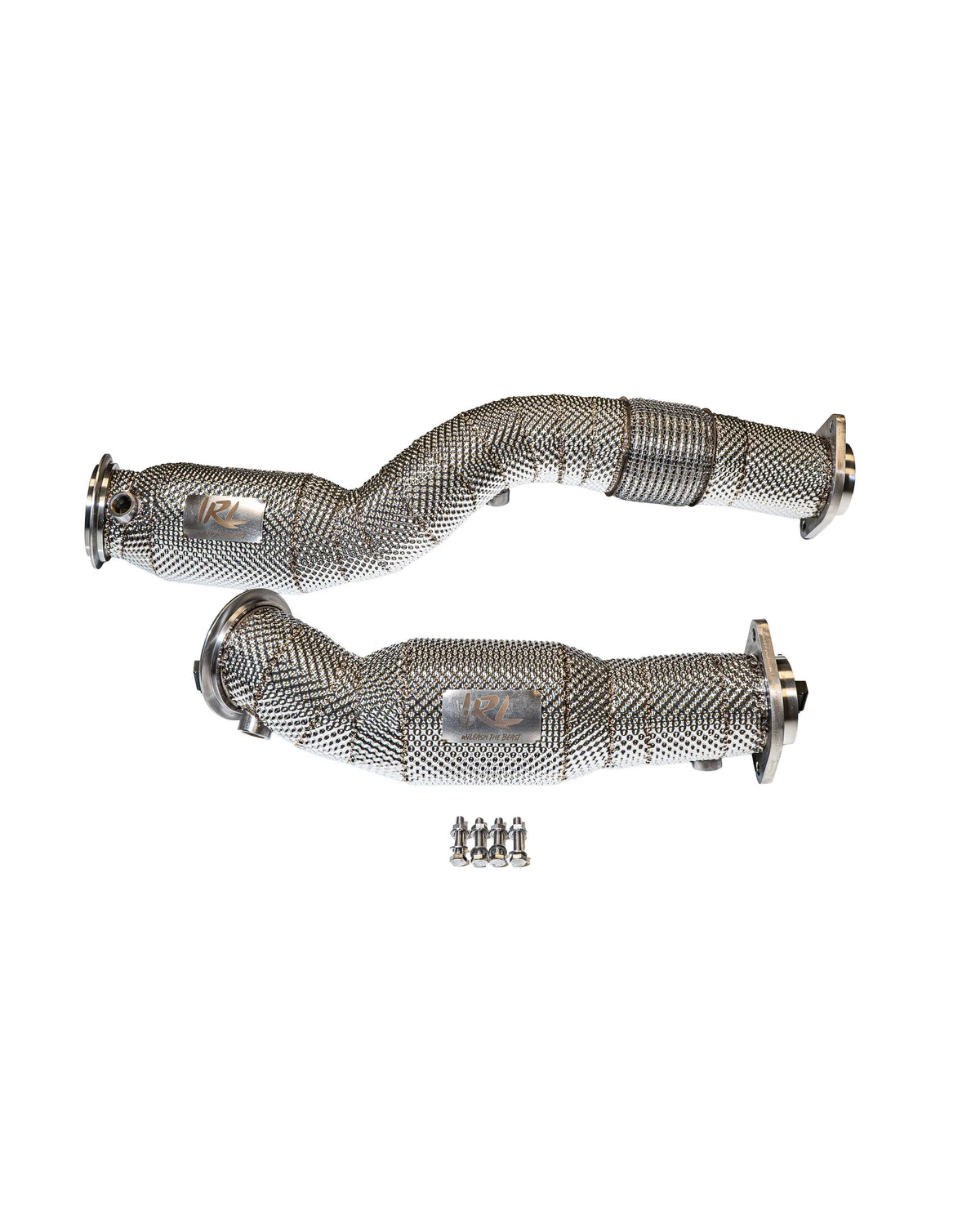 IRL G8X MaxFlow Resonated Race Downpipes Main image