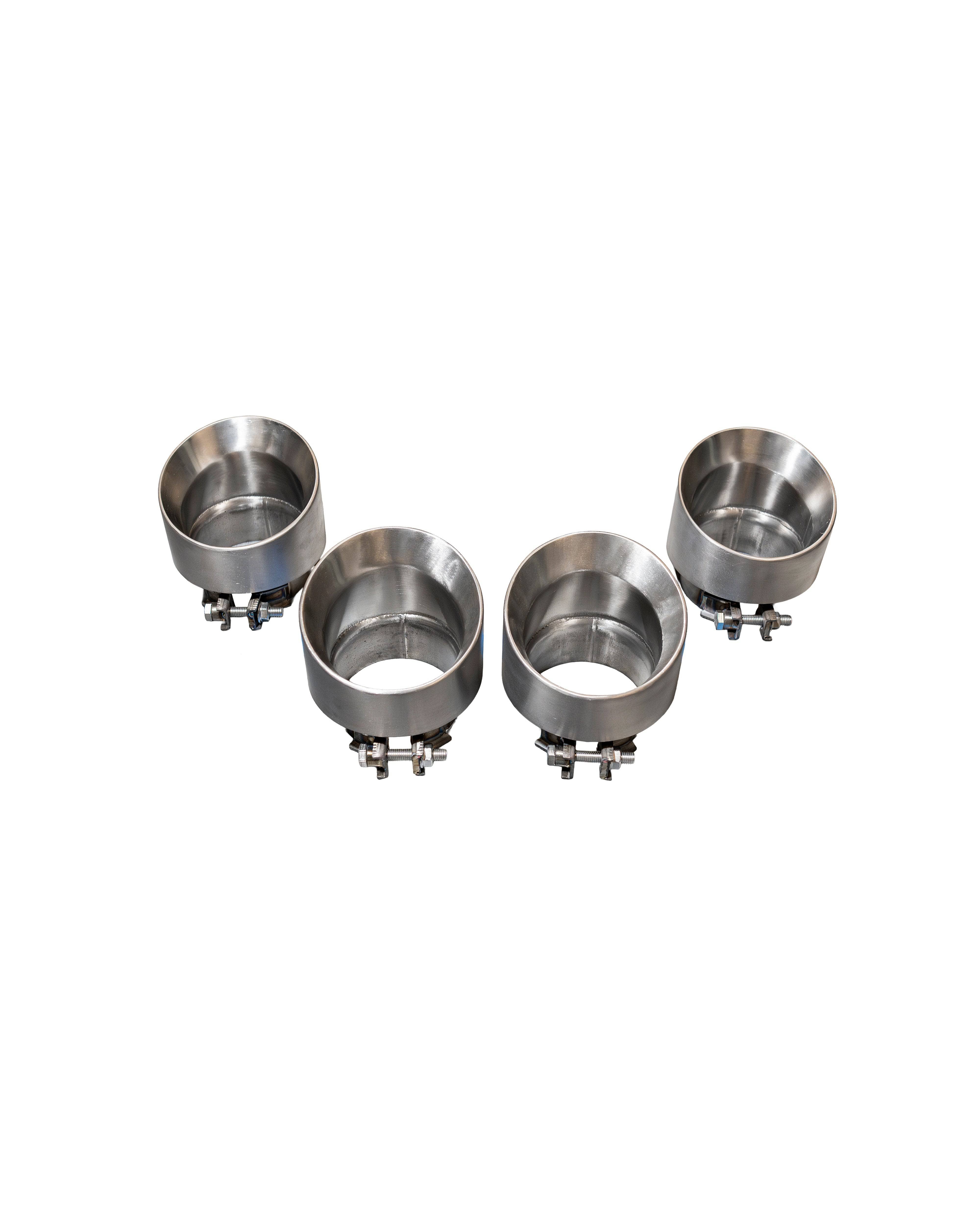 IRL G8X 4.5” M2 M3 M4 OEM Replacement Tips Slant Cut Secondary image