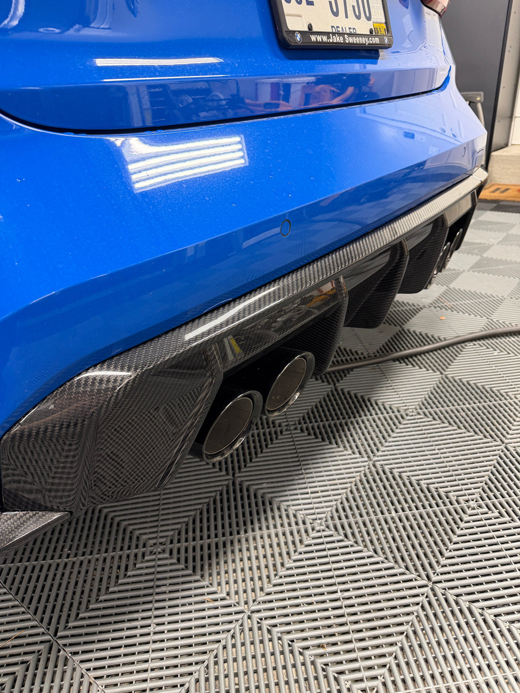 G8X Carbon Fiber Upper Diffuser Trim