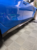 G8X OEM Dry Carbon Fiber Side Skirts