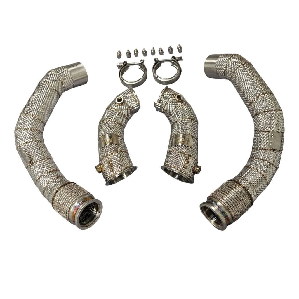 IRL F90 M5 M8 Maxflow Race Downpipes