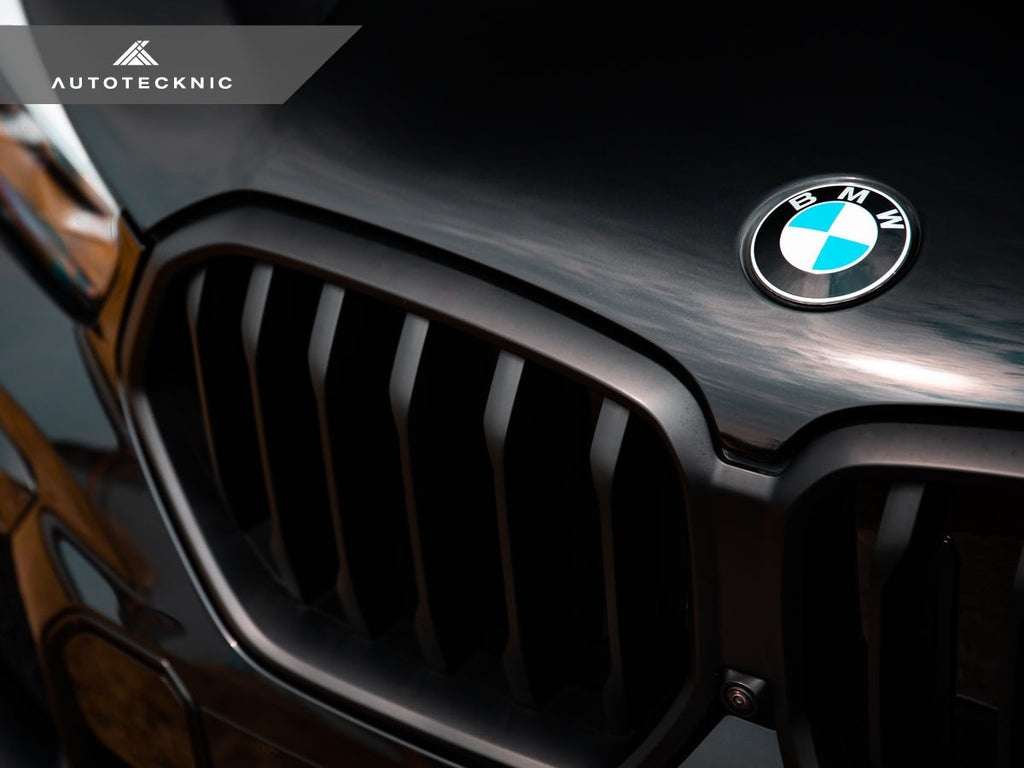 AutoTecknic Glazing Black Front Grille - BMW G06 X6 Pre-LCI