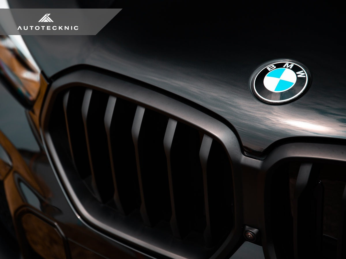AutoTecknic Glazing Black Front Grille - BMW G06 X6 Pre-LCI
