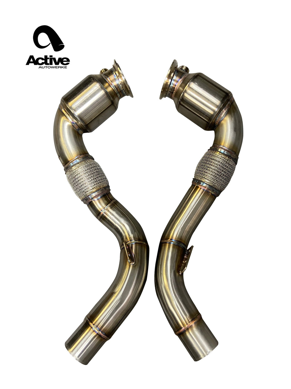 Active Autowerke S63 N63 Aflow Catted Downpipes | V8 BMW X5 M and X6 M X5 X6 550i 650i