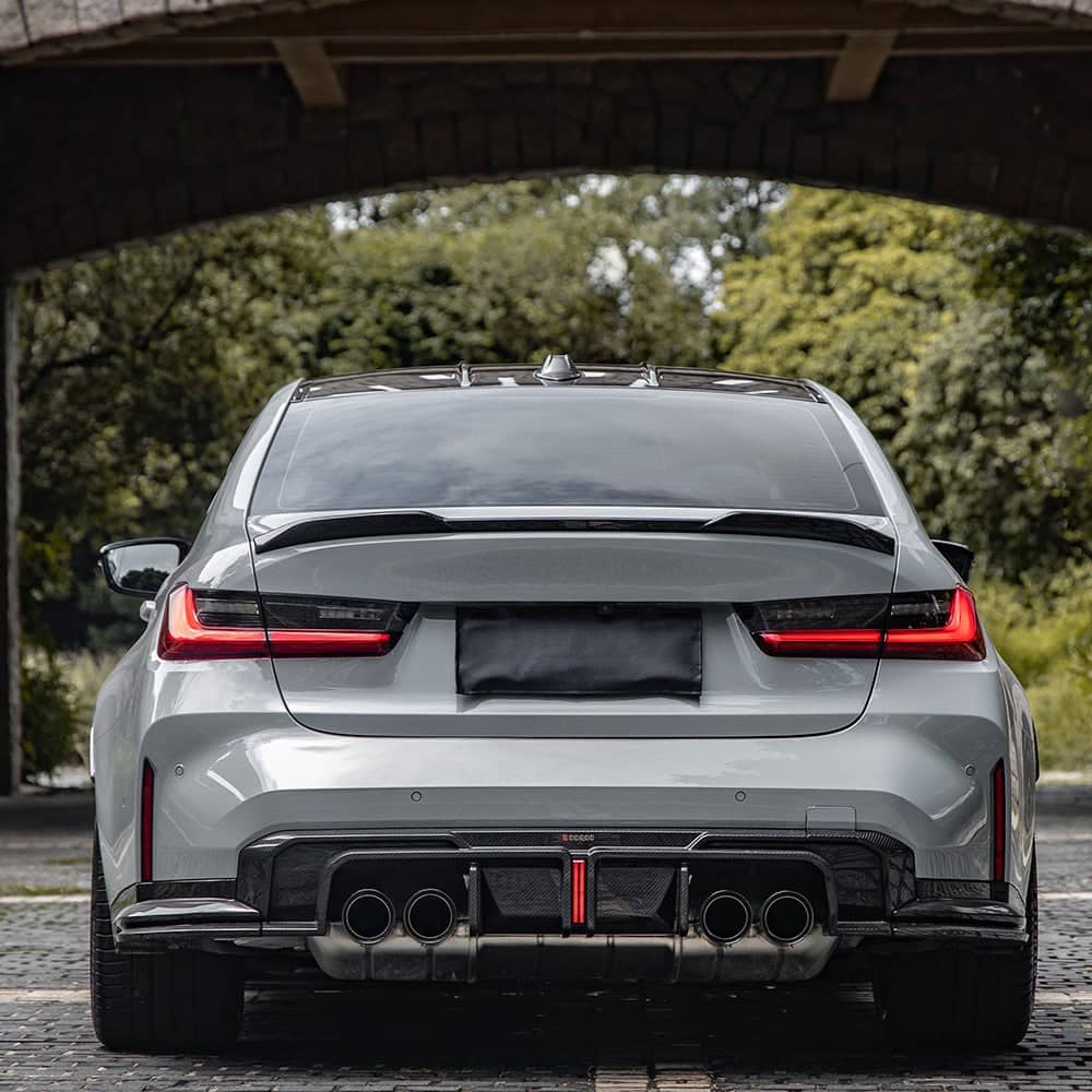 Kies-Motorsports NWCarbon Haus G8X SQ-A Style Carbon Fiber Rear Splitters