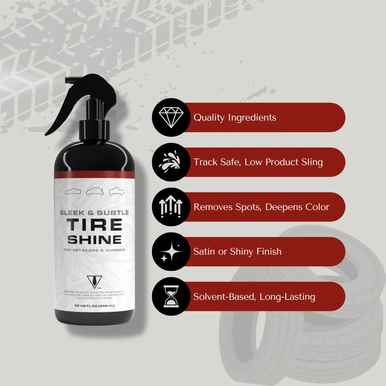 Sleek & Subtle Tire Shine Secondary image