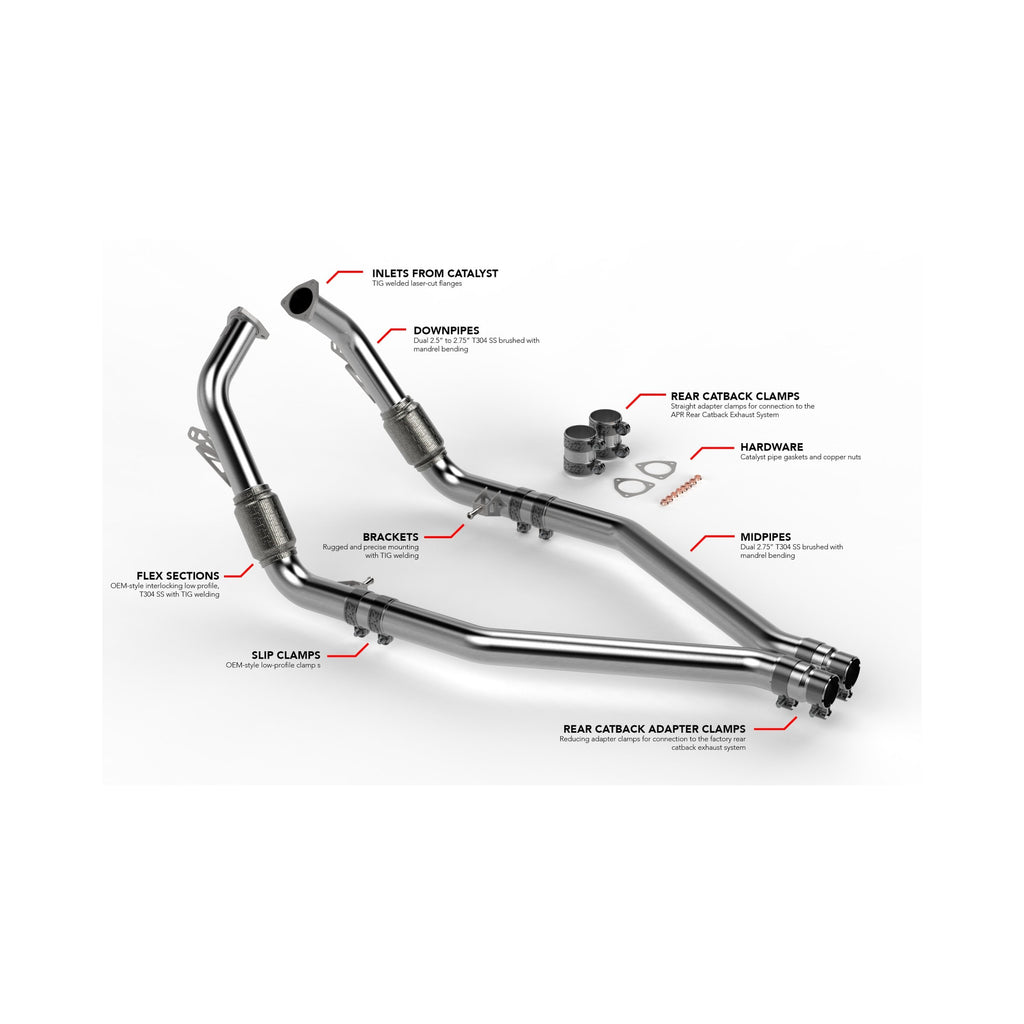 APR Midpipe Exhaust System - SQ5 (B9) — MPK0009