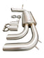 Active Autowerke BMW F22 228i Signature Rear Exhaust — Brushed Tips — 11-026