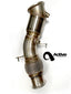 Active Autowerke BMW B46 Downpipe w Active A-flow Cat — 2019+ 330i, 2021+ 430i — 11-065AG