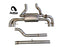 Active Autowerke BMW M340i valved rear exhaust w carbon over black chrome tips — G-series M340i M440i — 11-089CB; muffler assembly, selected tips not shown