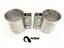 Active Autowerke BMW F8X midpipe clamp set (2 ball, 2 Torca) — 2014+ M3 / M4, 2019+ M2C — 11-097; clamp-set component view