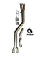 Active Autowerke BMW X3M single midpipe w exhaust dump — 2019+ X3M / X4M — 11-102D