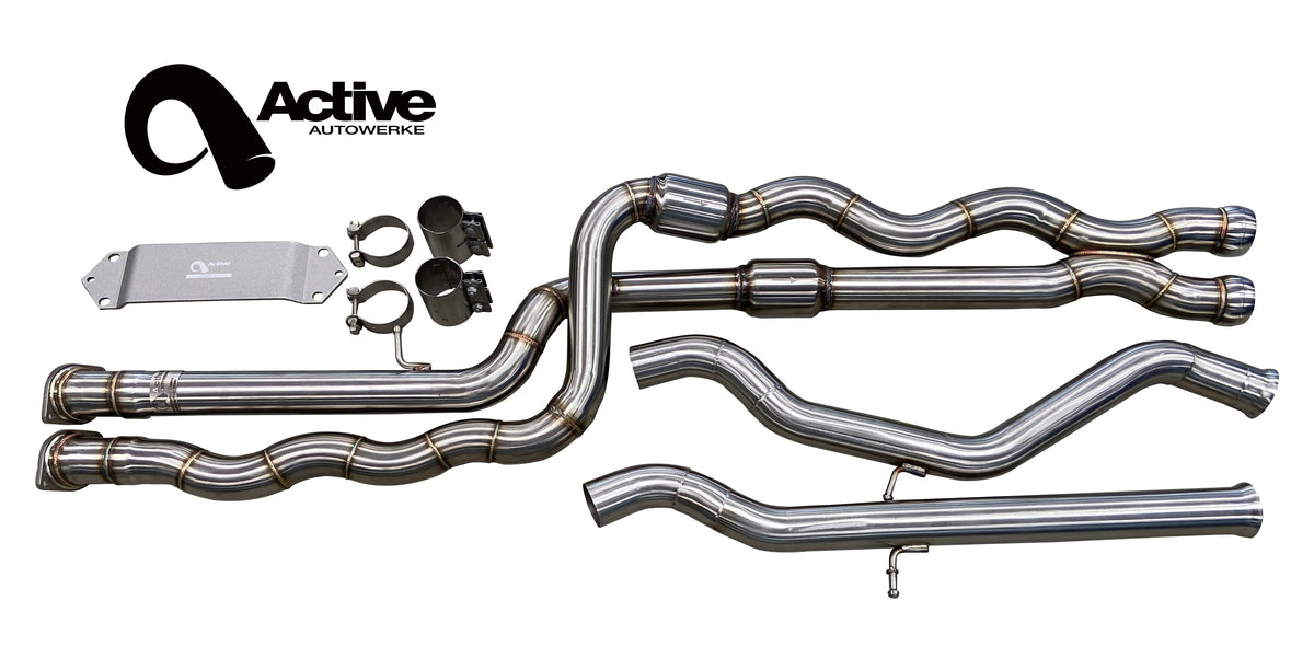 Active Autowerke BMW G80/G82/G87 S58 Exhaust Upgrade — 2021+ M3 / M4 / M2 — 11-112