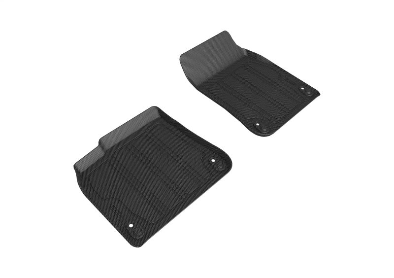 3D MAXpider 19-26 Porsche Cayenne SUV (9Y0) Kagu 1st Row Floor Mat - Black (2pc) Main image