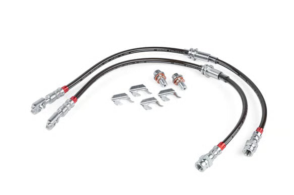 Kies-Motorsports APR APR Braided Stainless Steel Brake Lines (Set of 2) - Front
