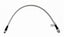 Kies-Motorsports Wilwood Wilwood flexline 24IN. OAL M10X1 to -3 W/BRACKET L/H