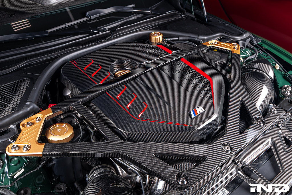 Karbonius G8X M2 / M3 / M4 S58 Black Carbon Engine Cover Secondary image