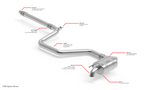 APR Catback Exhaust System - Tiguan (MK2) (FWD) — CBK0055