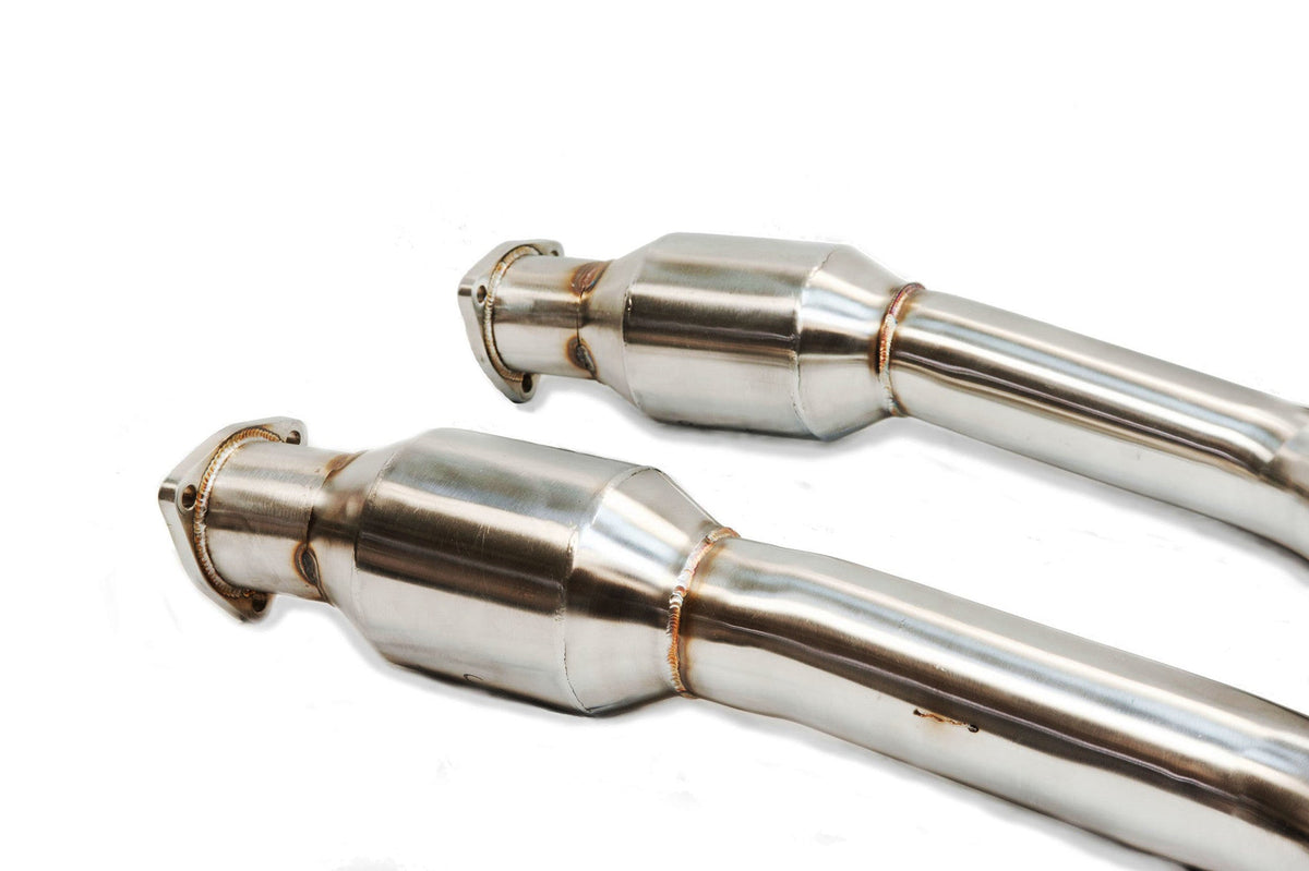 BMW E46 M3 Exhaust SECTION 1 with Active AFlow extra high flow catalysts Main image