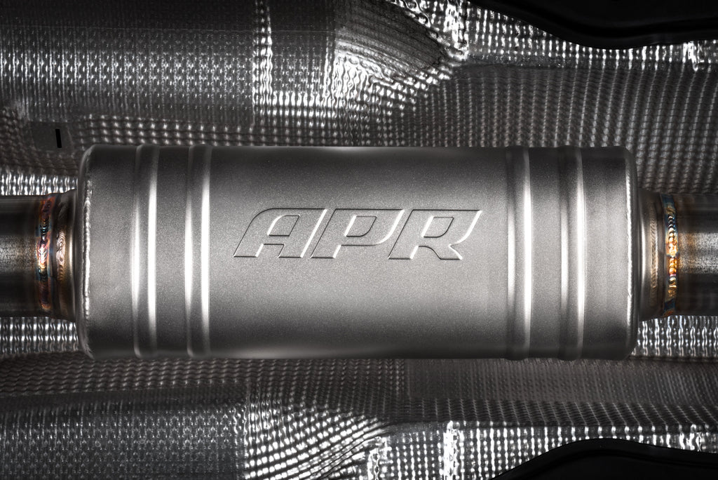 APR Catback Exhaust System (w/ Front Muffler) - GTI (MK7.5) — CBK0007